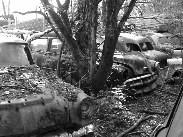 Autofriedhof - 158.JPG - Historischer Autofriedhof,    Gürbetal (CH)